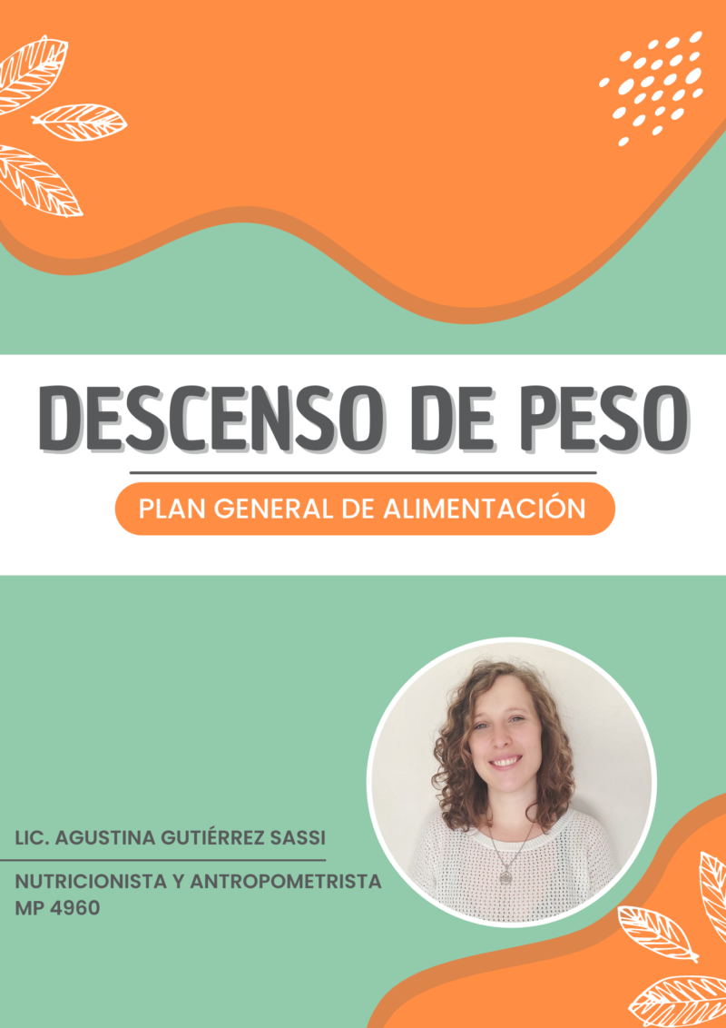 alimentacion para descenso de peso