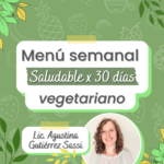 menu semanal saludable vegetariano