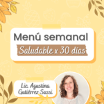 Menu semanal saludable