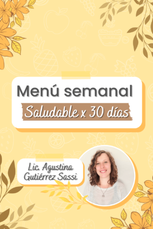 Menu semanal saludable