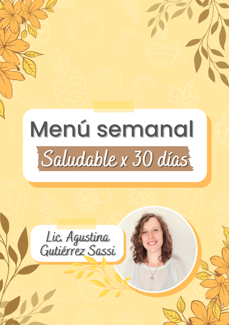 Menu semanal saludable