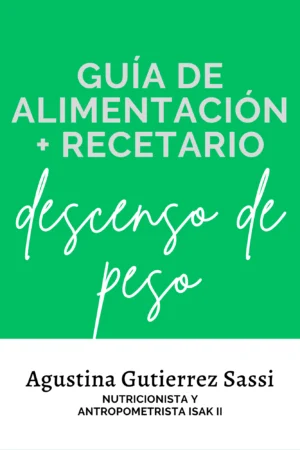 guia y recetario descenso de peso