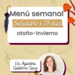 Menu semanal 28 dias otoño-invierno