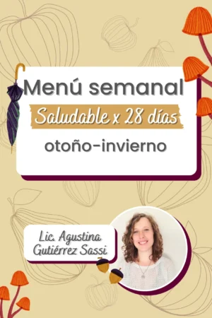 Menu semanal 28 dias otoño-invierno